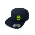 Eros Hat - Black/Neon Green