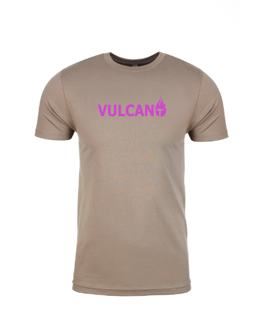 Helios B - Mens T-Shirt - Gray/Pink