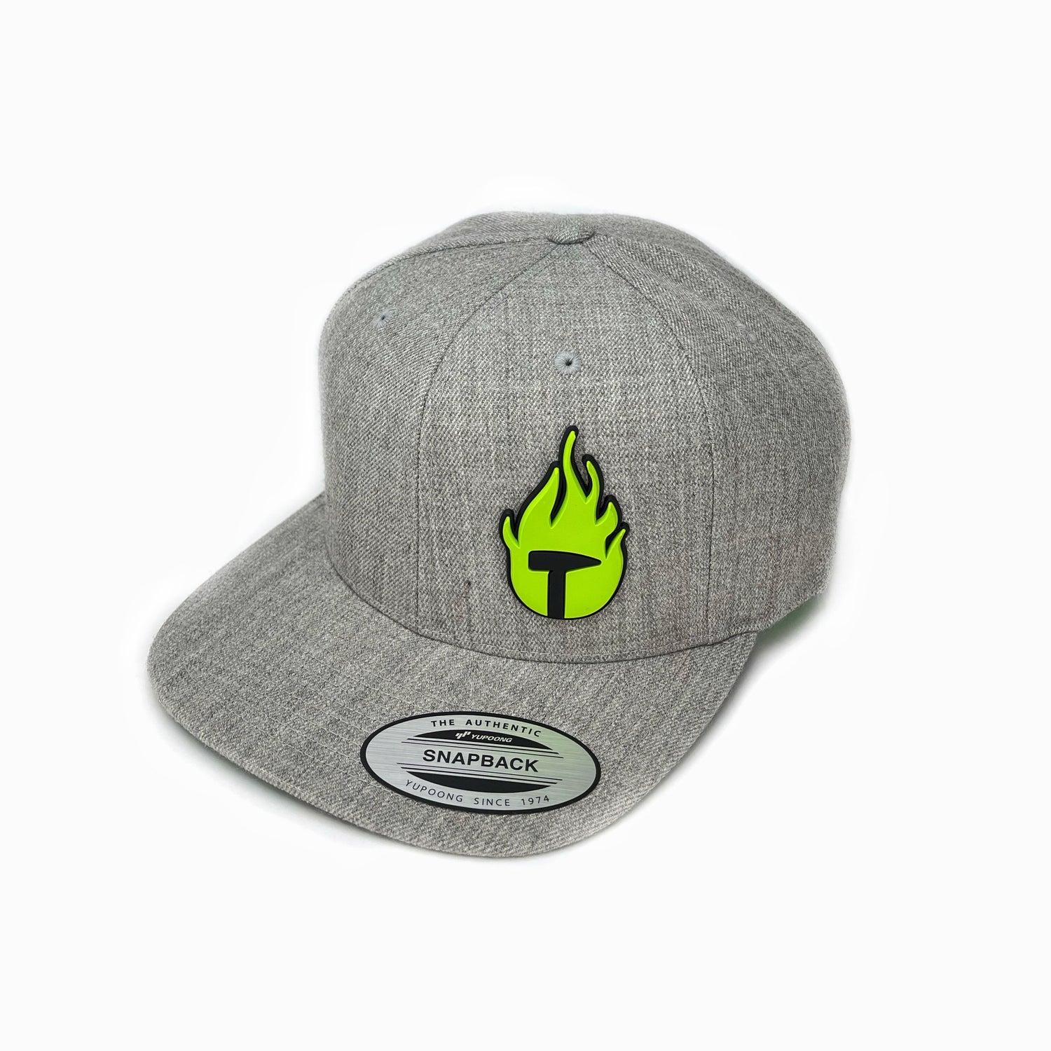 Eros Hat - Gray/Neon Green