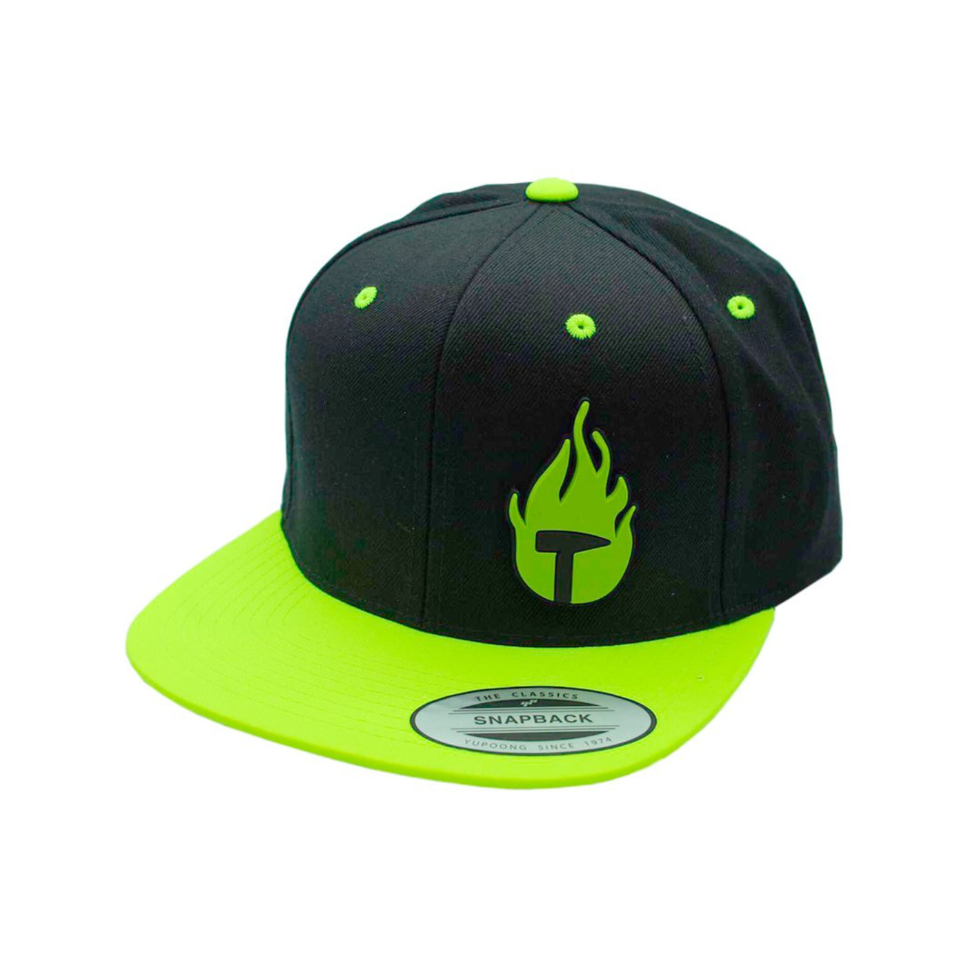 Eros Hat - Black/Neon Green