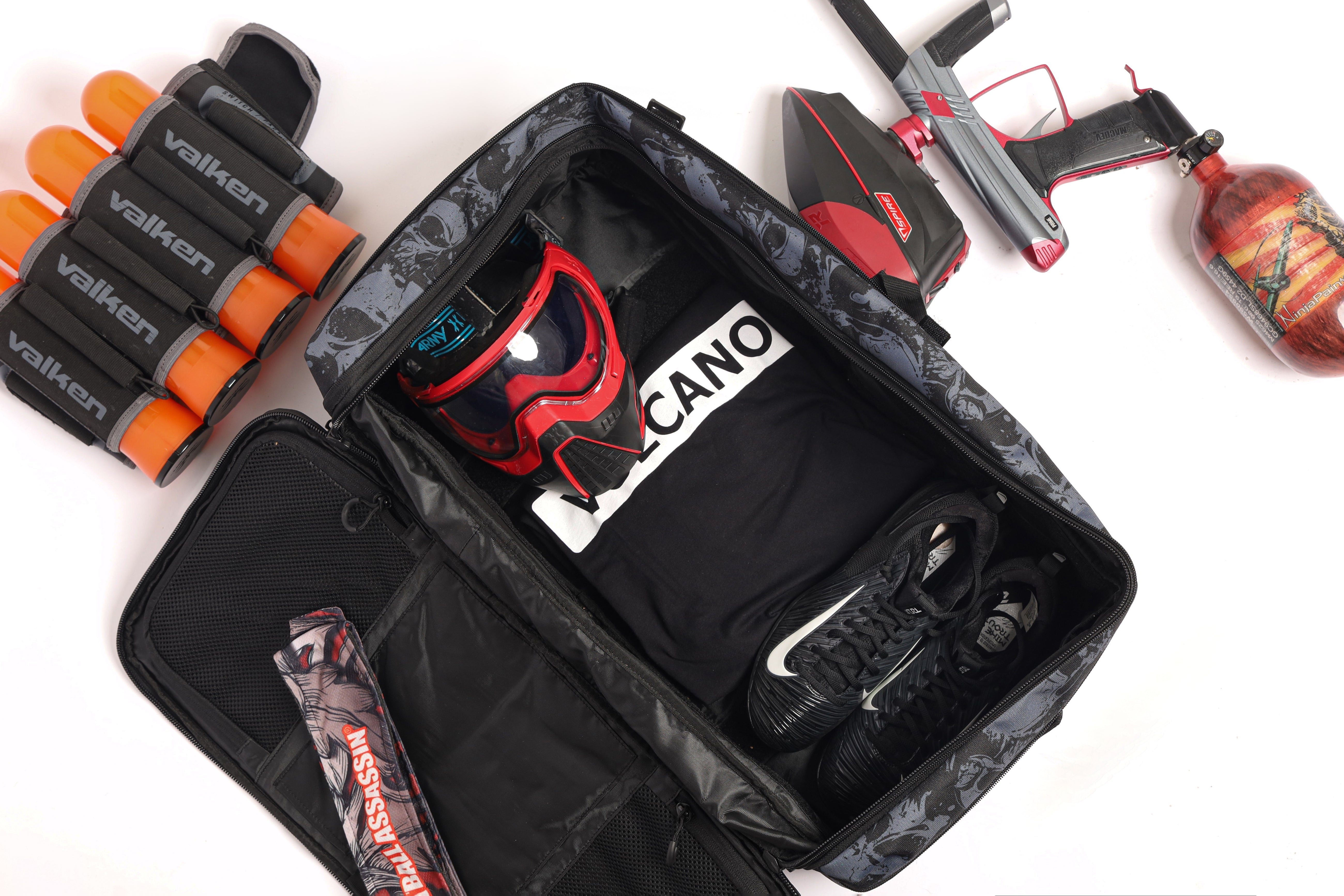 Fire 2.0 Expand Backpack - Dark Skull – Vulcano Paintball